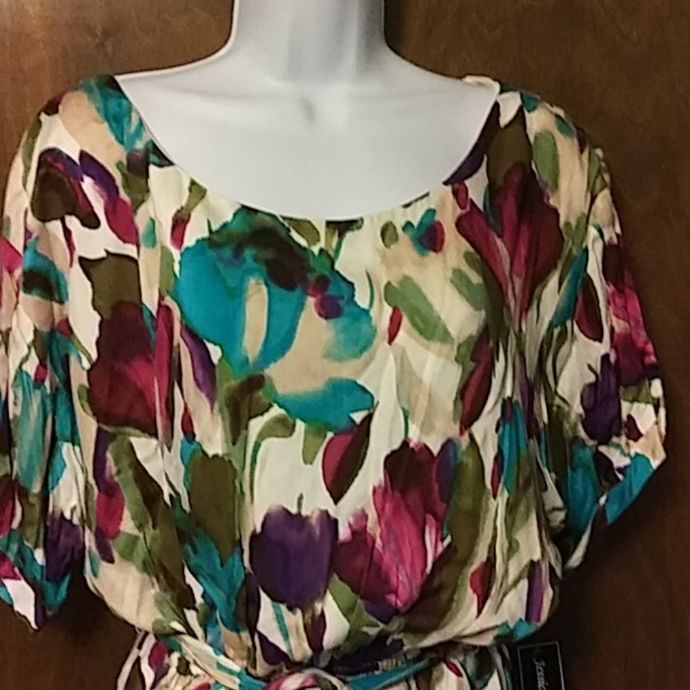 NWT JESSICA HOWARD FLORAL DRESS - Picture 2 of 12
